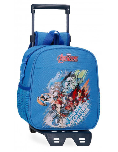 44820T1 ADAPT. BACKPACK  25CM.W/TROLLEY  AVENGERS HEROES